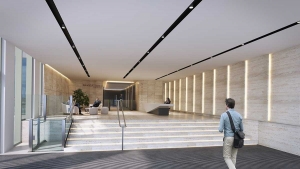 Navigation Square Building B lobby- Office Space Cork, Ireland