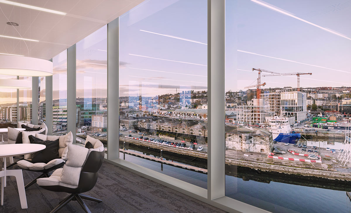 view Navigation Square views of Cork - Office Space Cork, Ireland